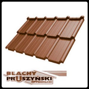 Модульная черепица FIORD — (Лист 0.827 м.кв) PEMA RAL 8004