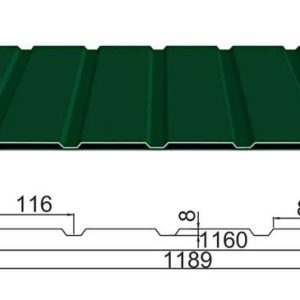 Профнастил С-8 0,4 Алмет RAL
