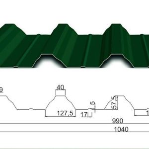 Профнастил Н-60 / 0,45 мм / Алмет RAL