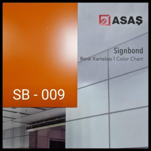 Интерьерные композитные панели ТМ - Signbond 3 мм SB-009 Оранжевый