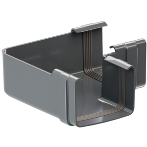 Угол 90° квадратного желоба водостока 135 mm / TM KROP