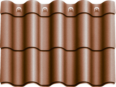 Металлочерепица Агат "Z-lock" Модульная 0,5 RAL