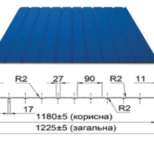 Профнстил С-7 Астра 0.4 мм / RAL