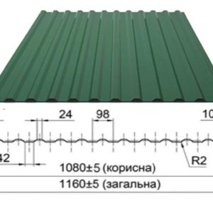 Профнстил НС-14 Астра 0.4 мм / PE / RAL
