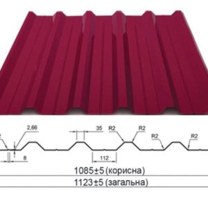 Профнстил НС-35 Астра 0.4 мм Polysteel / PE / RAL