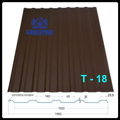 Профнастил Т-18К 0,45 мм Arvedi / МАТ RAL
