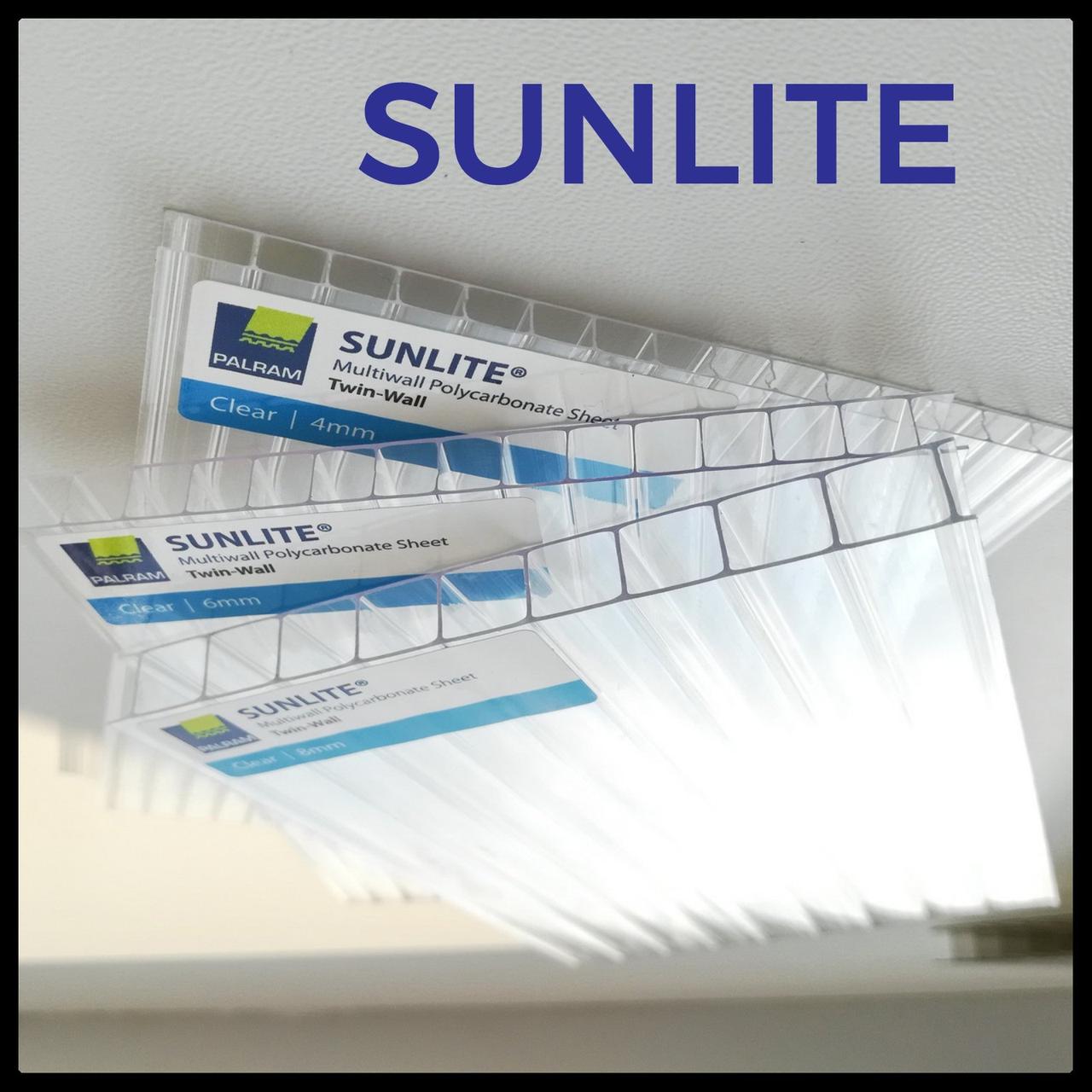 Сотовый поликарбонат Sunlite ТМ "PALRAM" / мм