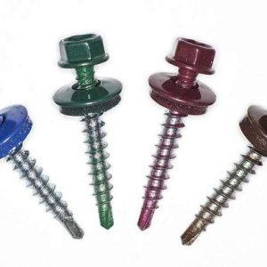 Саморез кровельный 4,8х35 мм / Упк 250 шт / RAL 3005 - Бордовый