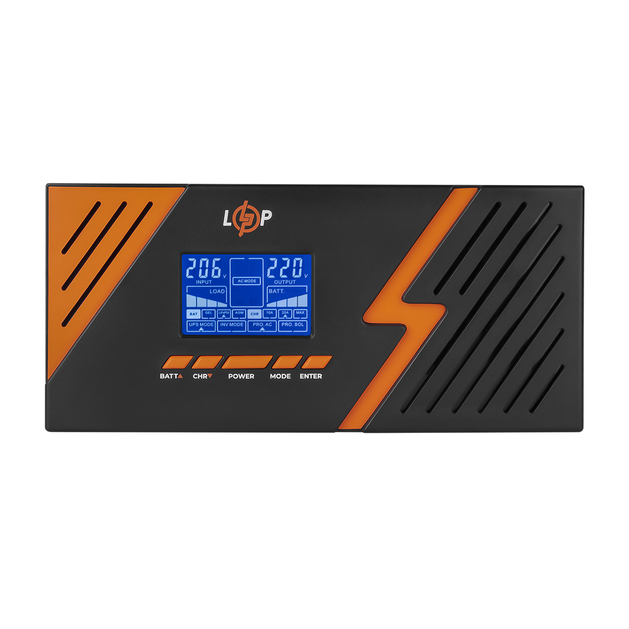 Комплект резервного живлення LogicPower B1500 Black + літієва (LiFePO4) батарея 1280Wh - Зображення 2