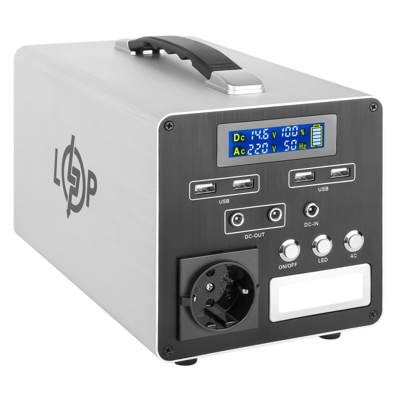 Багатофункціональна портативна зарядна станція LP CHARGER MPPT 300 (300W, 280Wh) - Зображення 3