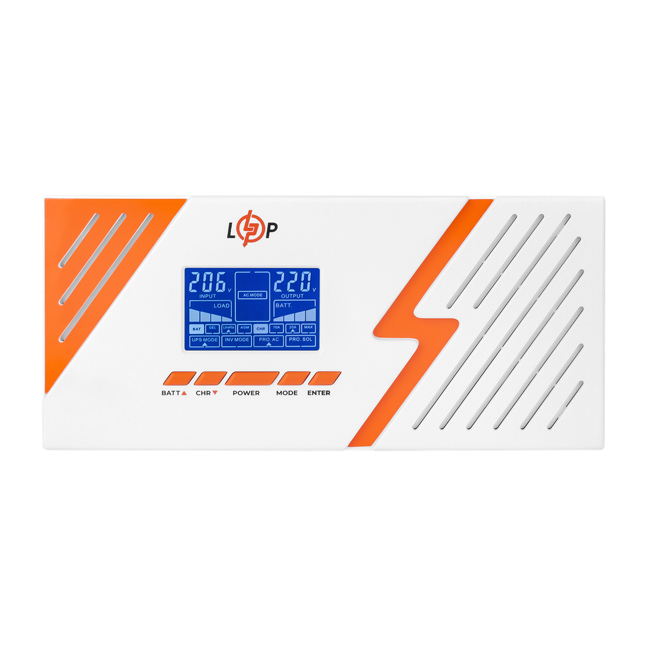 Комплект резервного живлення LogicPower B1500 White + літієва (LiFePO4) батарея 1280Wh - Зображення 2