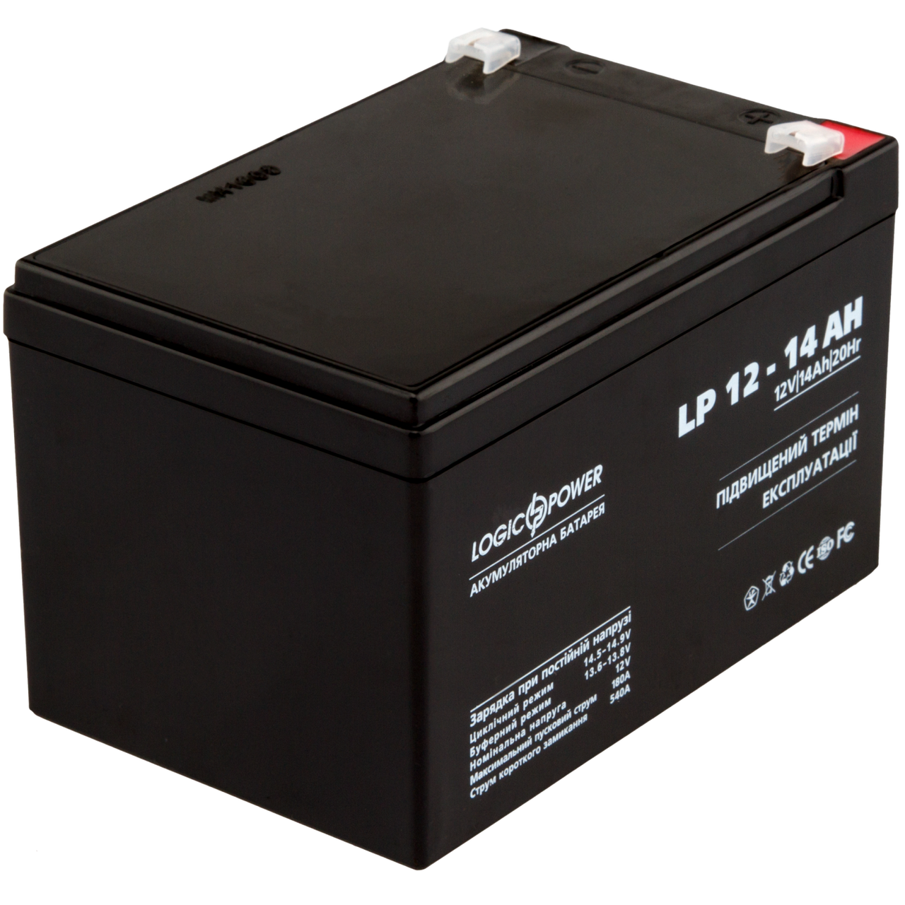 Акумулятор AGM LP 12V - 14 Ah Silver