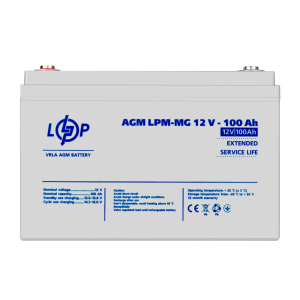 Акумулятор мультигелевий LPM-MG 12V - 100 Ah