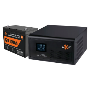 Комплект резервного живлення LP (LogicPower) ДБЖ + літієва (LiFePO4) батарея (UPS 1500VA + АКБ LiFePO4 1280W)