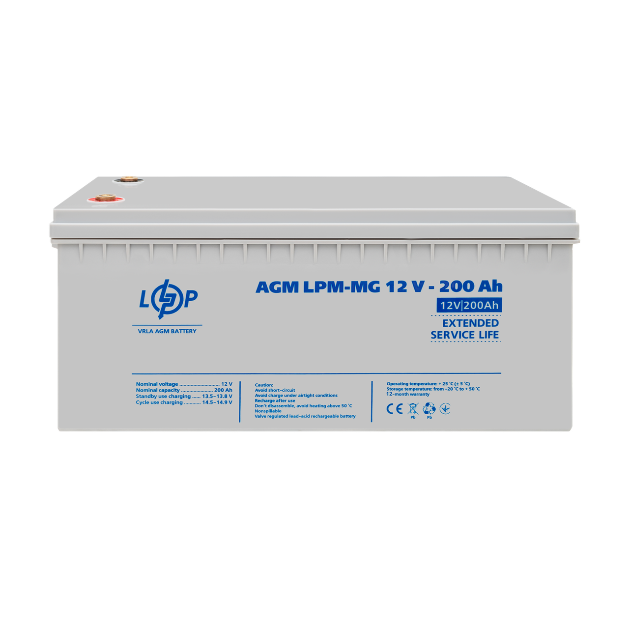 Акумулятор мультигелевий LPM-MG 12V - 200 Ah — изображение 2