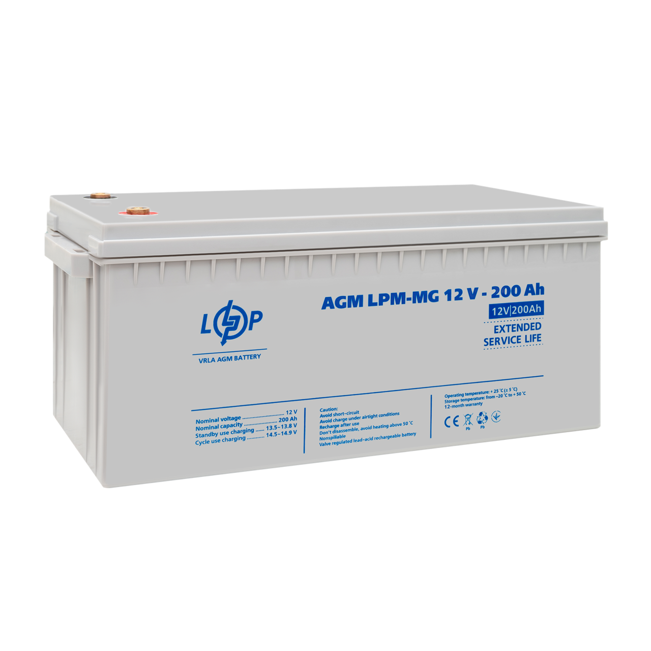 Акумулятор мультигелевий LPM-MG 12V - 200 Ah — изображение 4