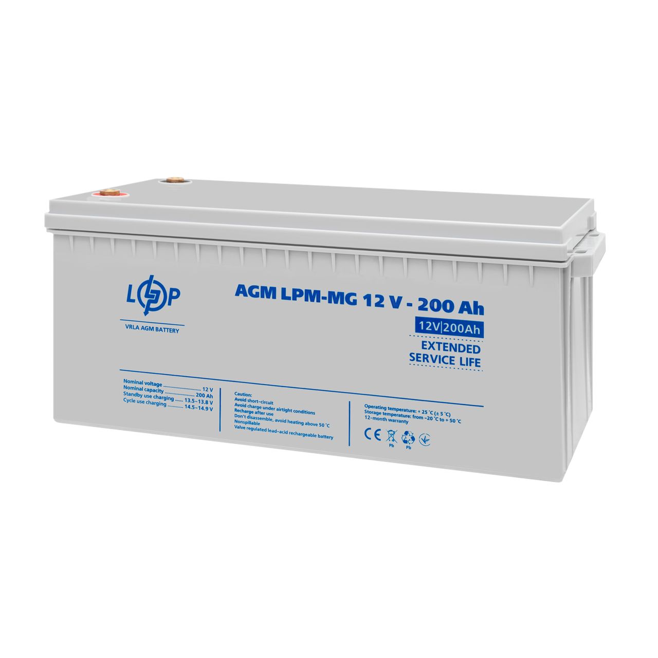 Акумулятор мультигелевий LPM-MG 12V - 200 Ah — изображение 3