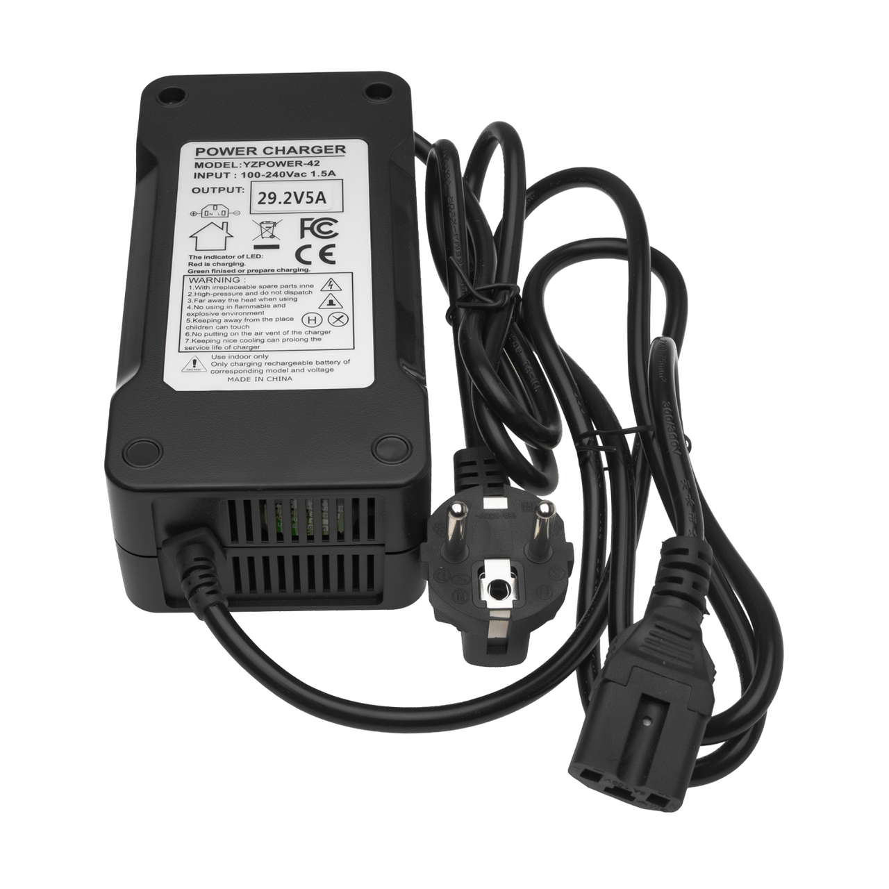 Зарядний пристрій для акумуляторів LiFePO4 24V (29.2V)-5A-120W - Зображення 2