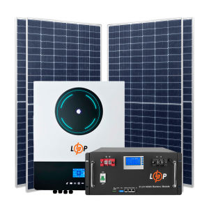 Комплект СЕС 8 кВт АКБ 5.1kWh (літій) 100 Ah Преміум