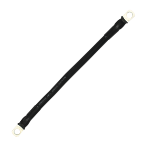 Кабель мідний для з'єднання АКБ 25 кв. мм - 20 см (с клеммами) черный