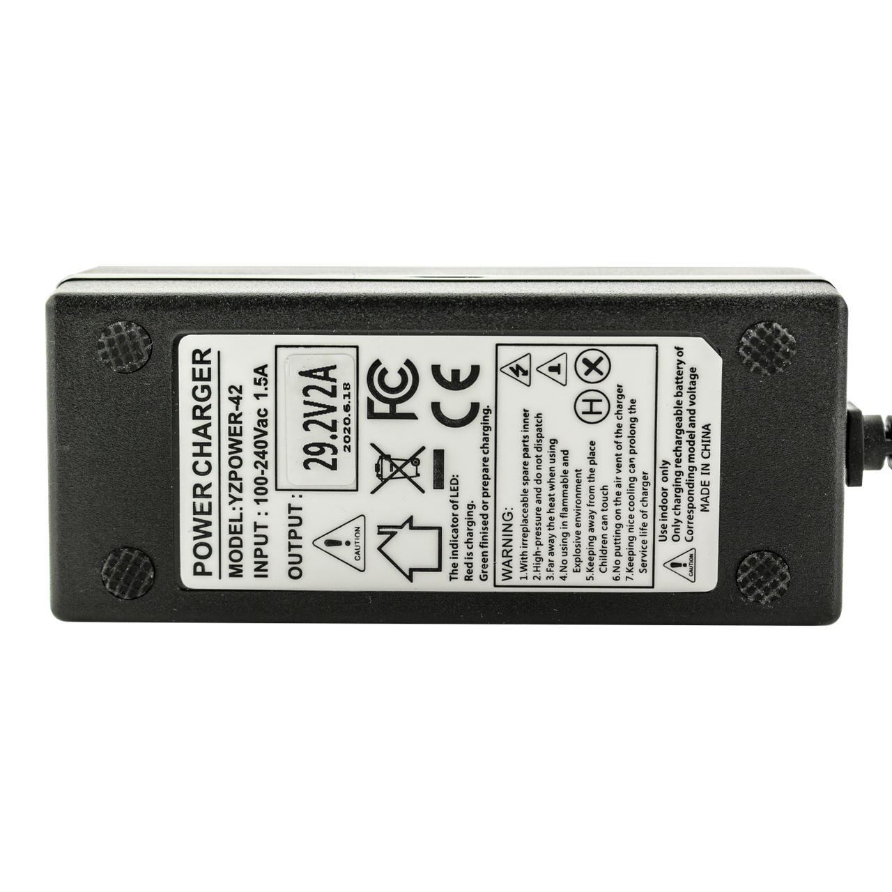 Зарядний пристрій для акумуляторів LiFePO4 24V (29.2V)-2A-48W - Зображення 3