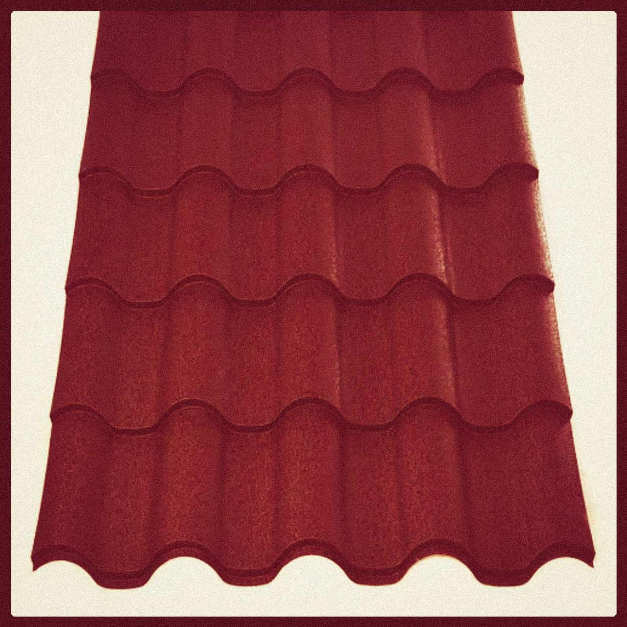 Металлочерепица Интегра 0,5 мм RAL 3011 Красный