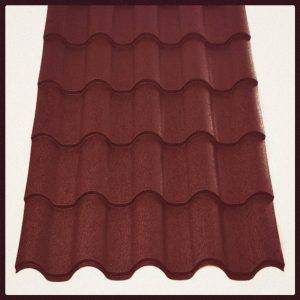 Металлочерепица Интегра 0,5 мм RAL 3005 бордовый