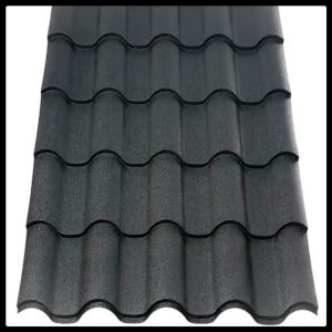 Металлочерепица Интегра 0,5 мм RAL 7016 Антрацит