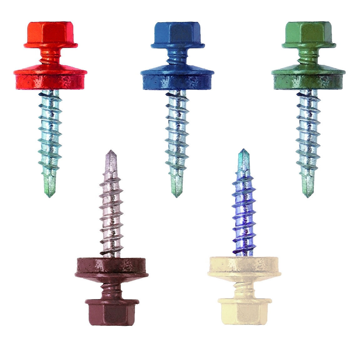 Саморез кровельный 4,8х35 мм / Упк 250 шт / RAL 9007